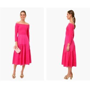 Tuckernuck | NEW Marissa Midi Dress in Camellia Pink Size S